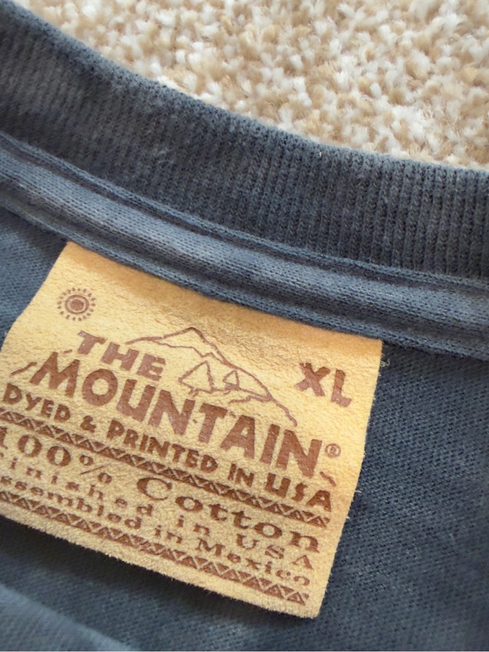 Vintage The Mountain T Shirt 1990s Tie Dye Tiger Mens XL VTG Y2K - Picture 5 of 8
